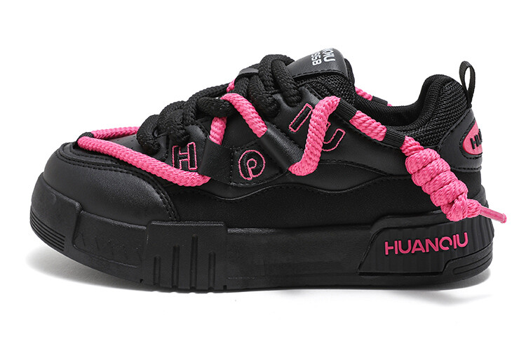 

Кроссовки HUANQIU Chunky Sneakers Women's Low-top, черный/розовый