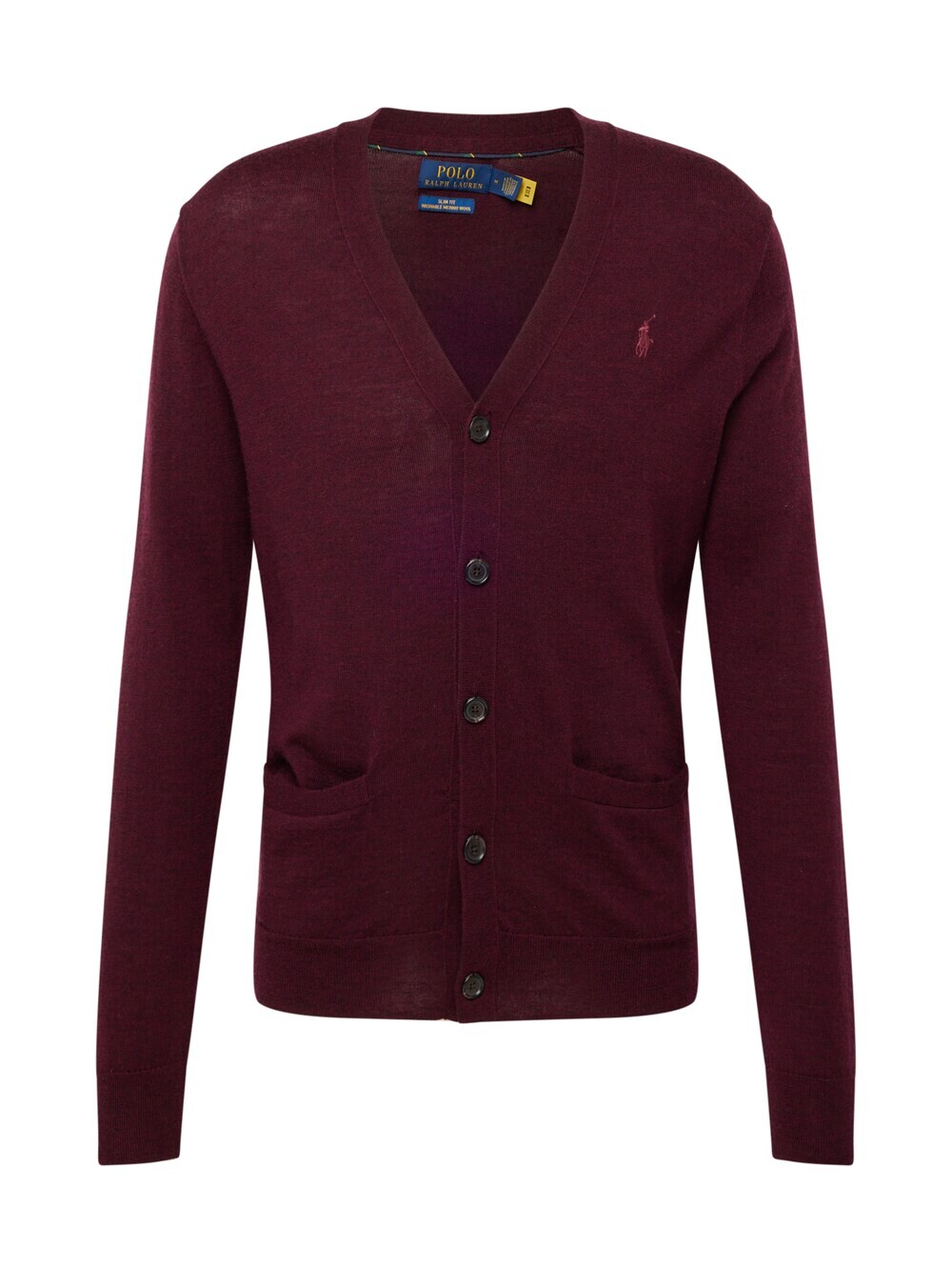 

Вязаный кардиган Polo Ralph Lauren, винно-красный/пастельный красный