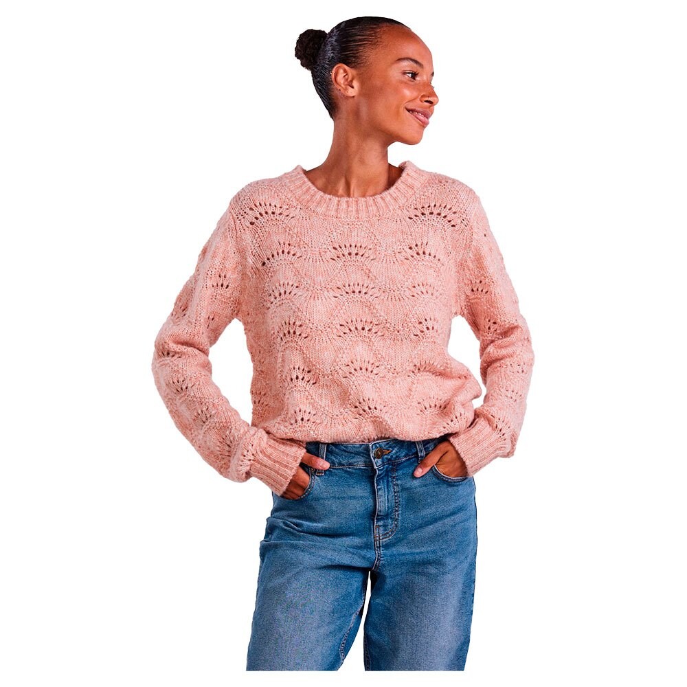 

Свитер Pieces Bibbi O Neck, розовый