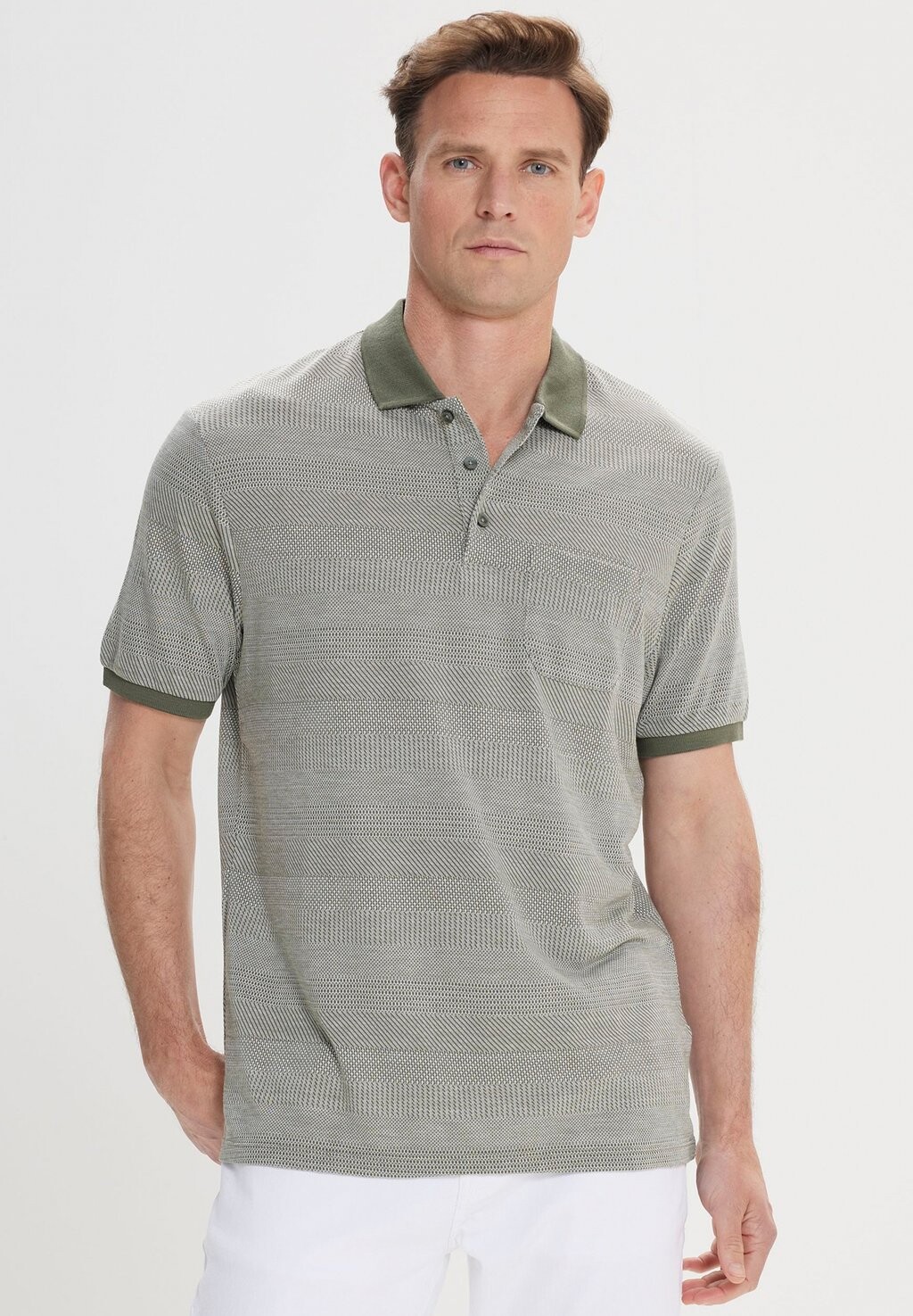 

Рубашка-поло COMFORT FIT FIGURED AC&CO / ALTINYILDIZ CLASSICS, цвет Comfort Fit Figured T-Shirt
