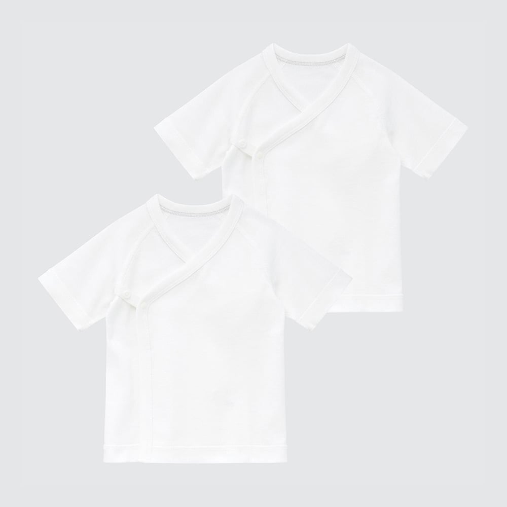 

Футболка Uniqlo SGS Infant Eco Clothing для новорожденных 2 шт, белый