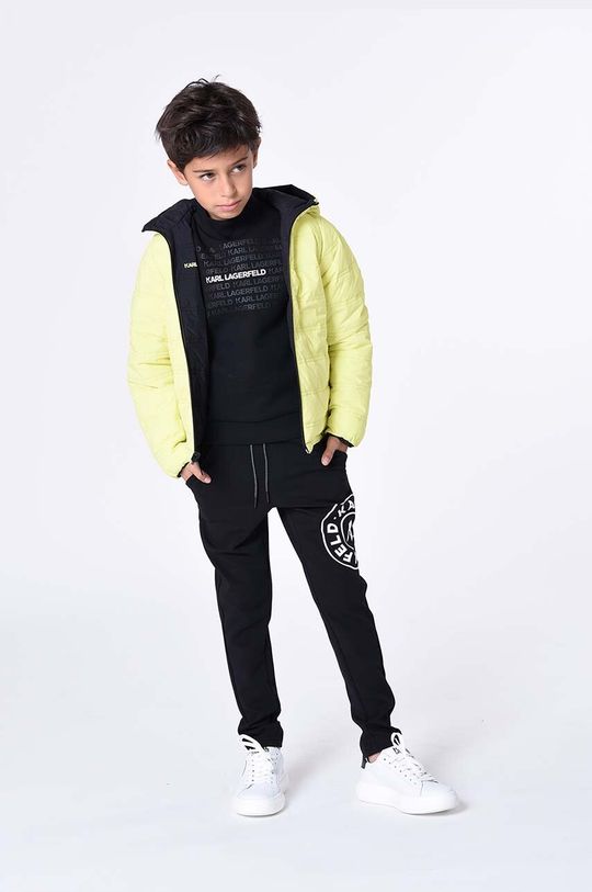 Двусторонняя детская куртка Karl Lagerfeld, зеленый
