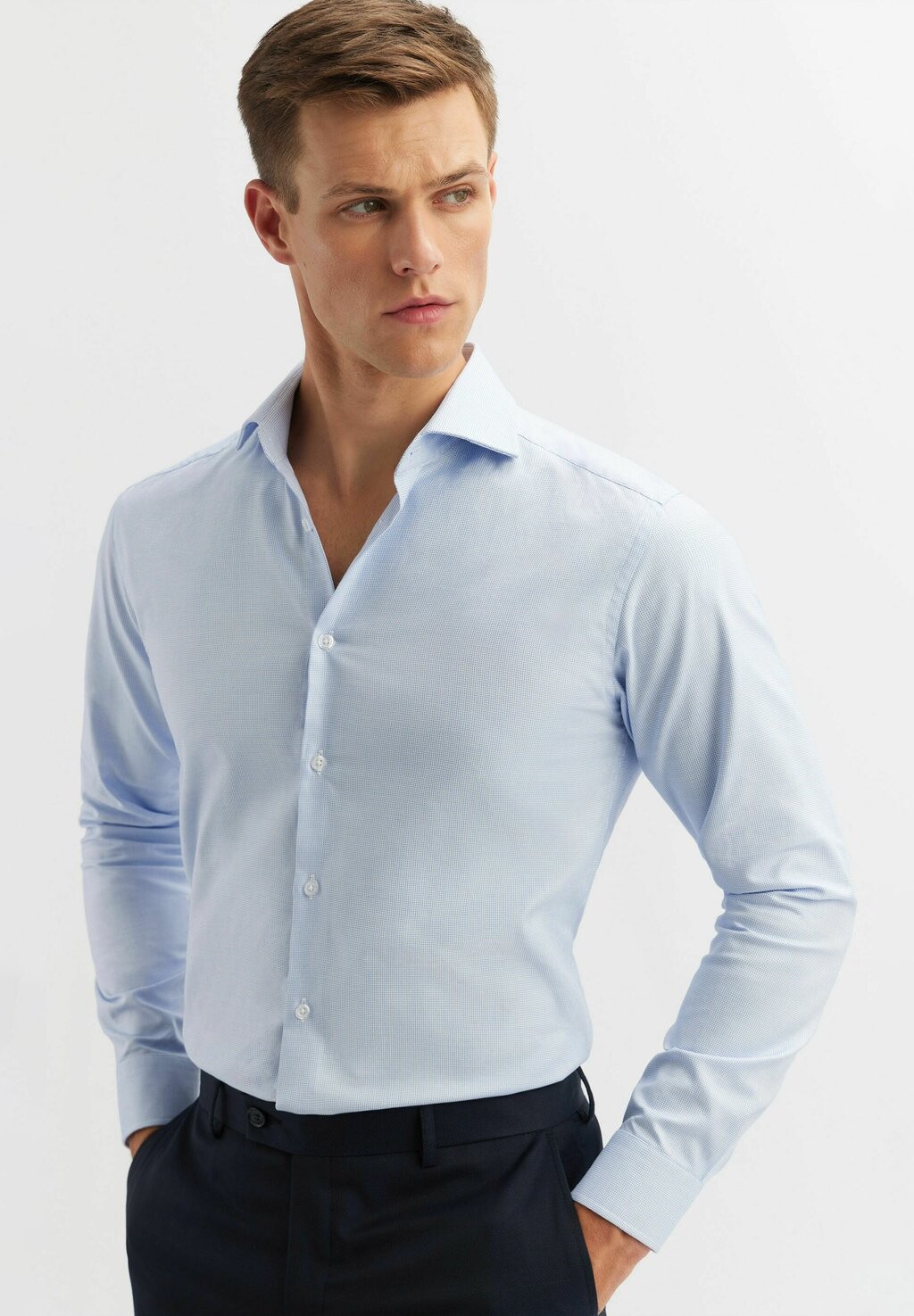 

Деловая рубашка SLIM FIT VISTULA, синий