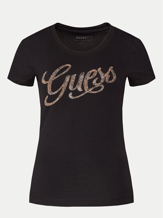 

Футболка узкого кроя Guess, черный