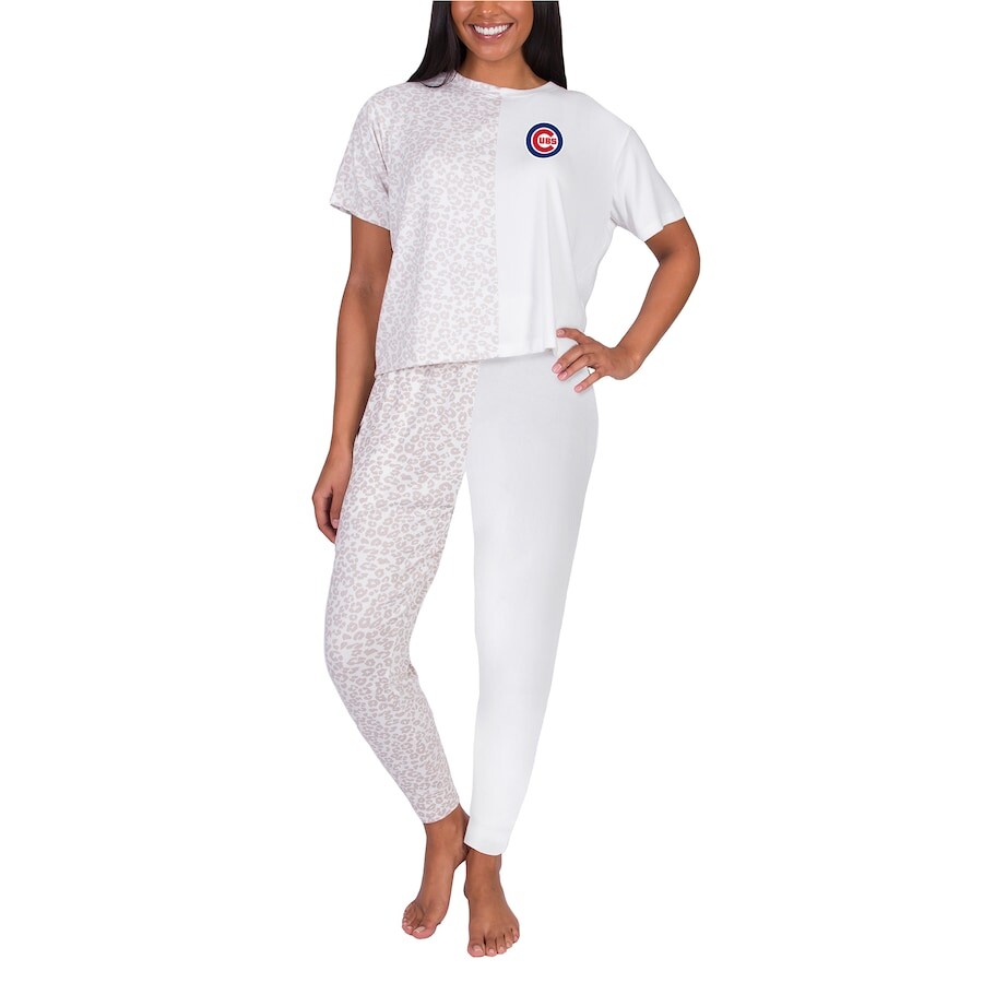 

Пижамный комплект Concepts Sport Chicago Cubs, кремовый