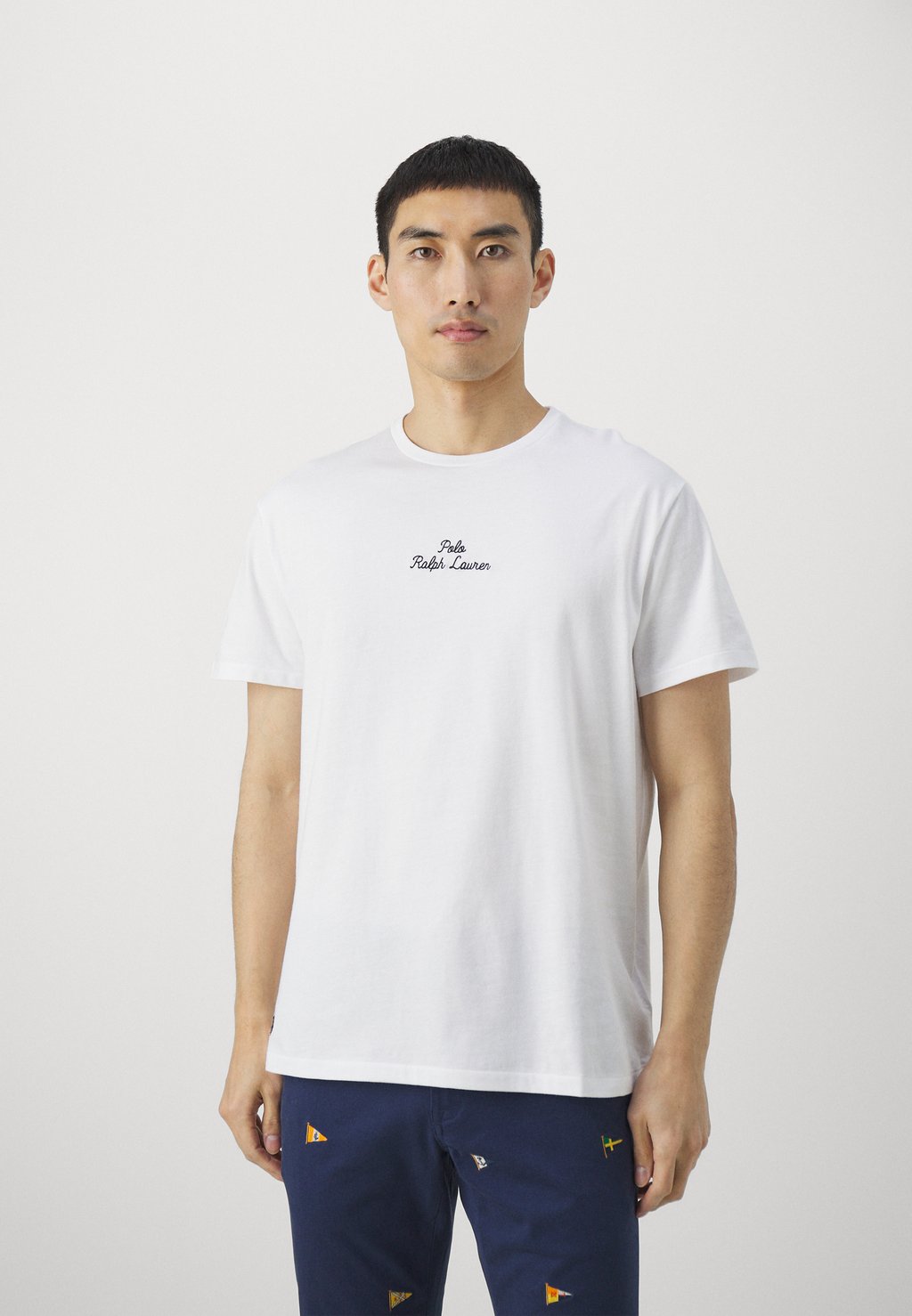 Базовая футболка Short Sleeve Polo Ralph Lauren, белый базовая футболка short sleeve polo ralph lauren цвет beach royal