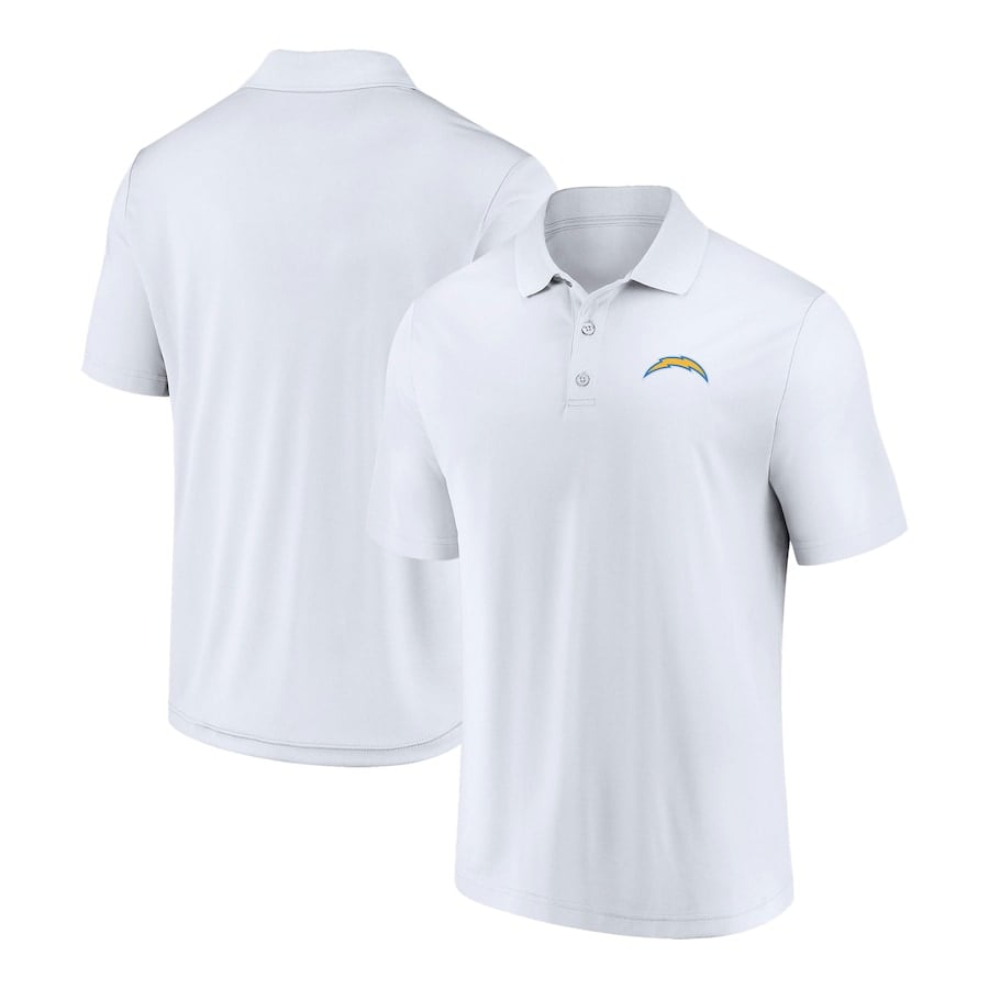 

Поло с коротким рукавом Fanatics Branded Los Angeles Chargers, белый