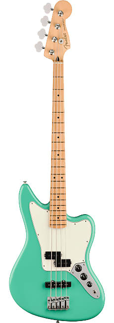 

Басс гитара Fender Player Jaguar 4-String Bass Guitar, Maple Neck, Sea Foam Green - MIM