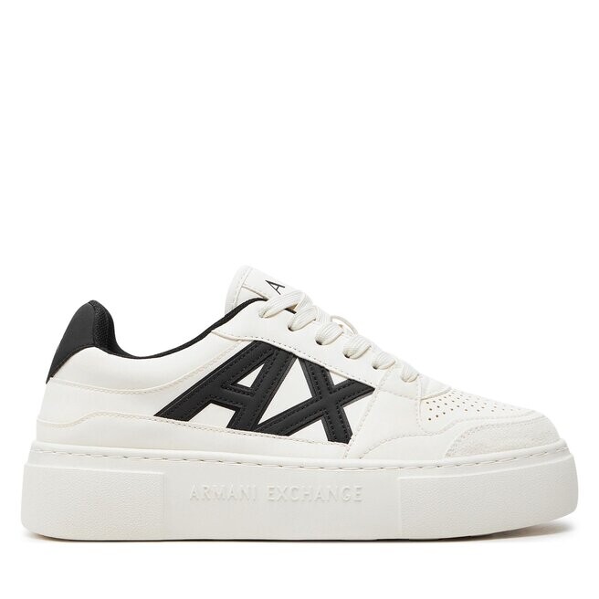 

Кроссовки Armani Exchange XDX147 XV830 T052 Off White+Black, белый