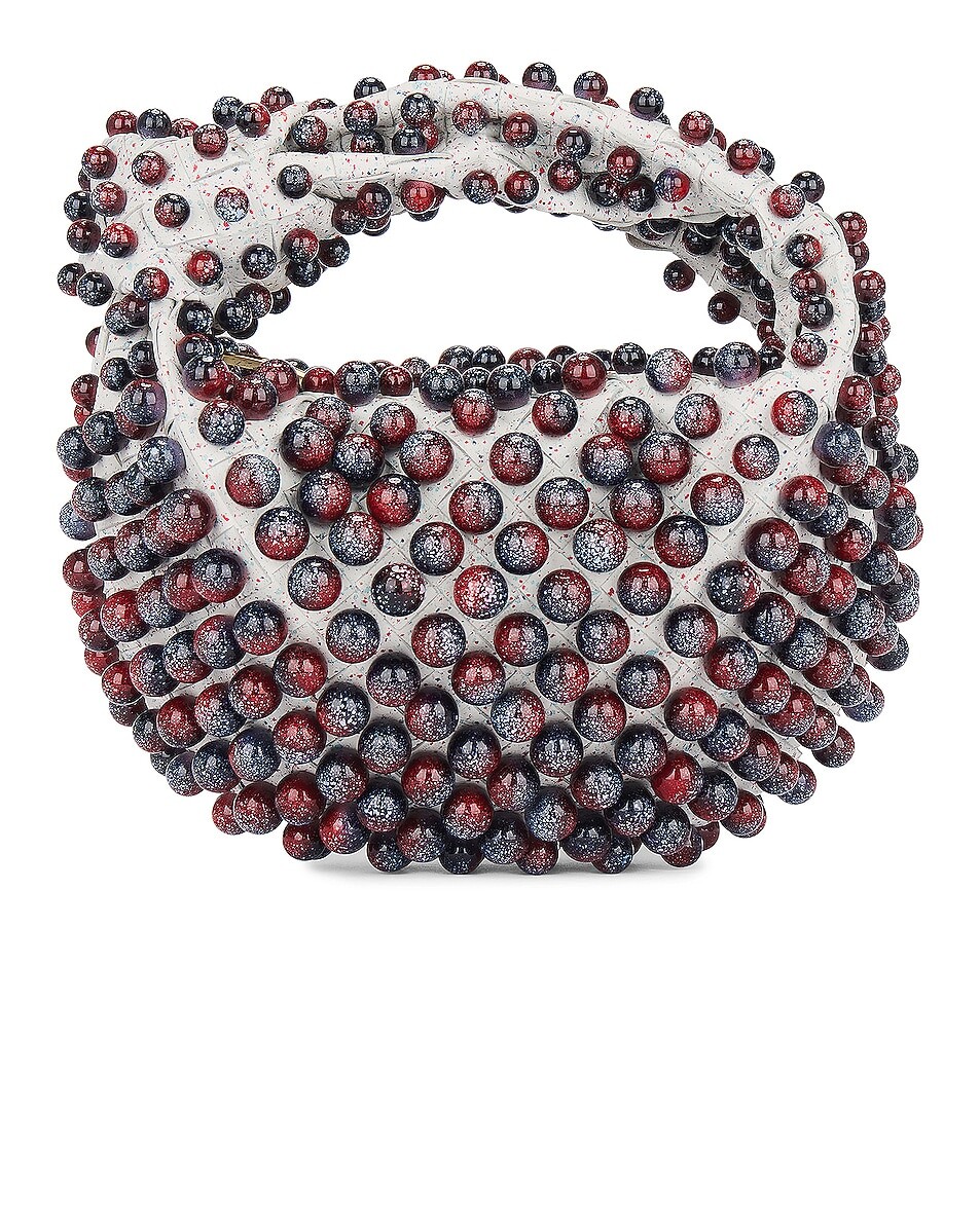 

Сумка мини Bottega Veneta Mini Jodie Terrazzo Intrecciato, цвет White & Gold