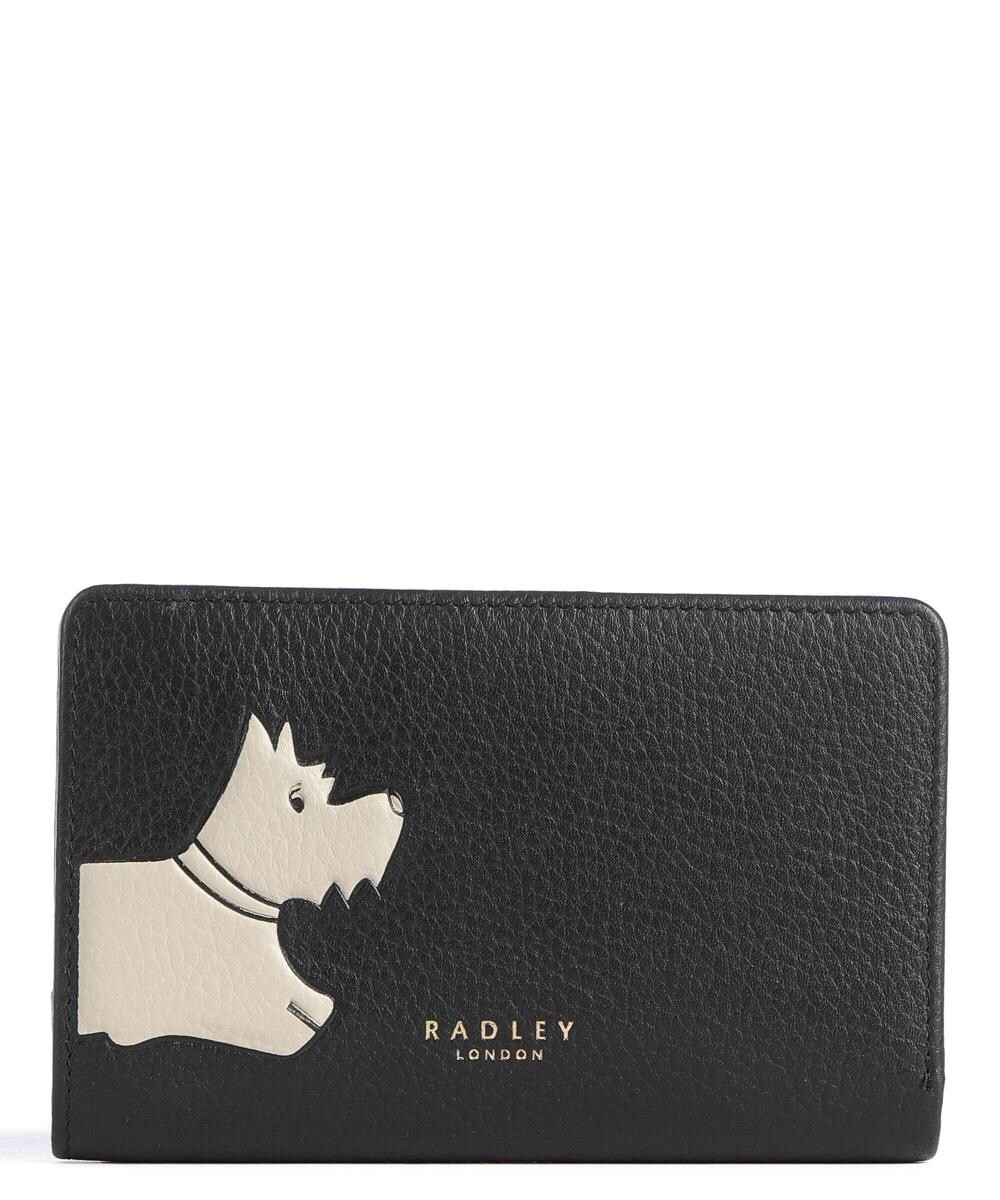 

Кошелек для штампов из зернистой яловой кожи Radley London, черный