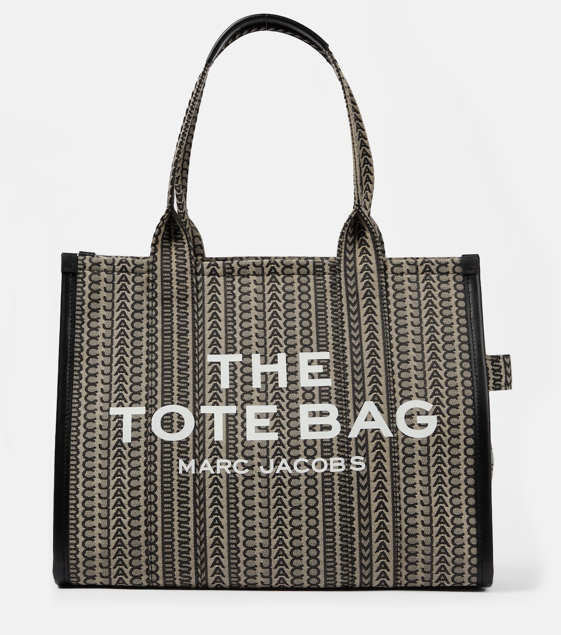 Большая сумка-тоут из холщовой ткани с монограммой Marc Jacobs, мультиколор цена и фото