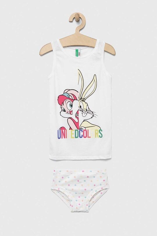 

Детская пижама United Colors of Benetton x Looney Tunes, белый