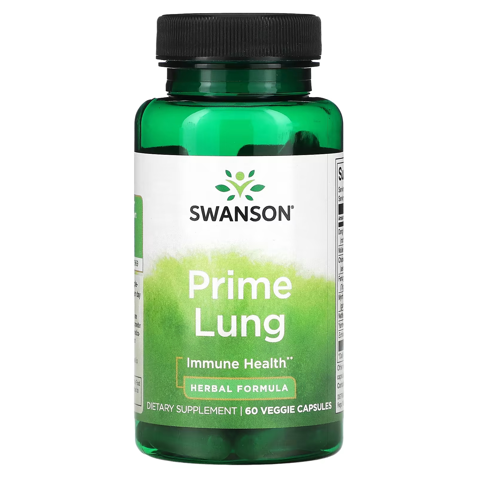 Swanson Prime Lung 60 растительных капсул naturalcare lung saver 60 капсул