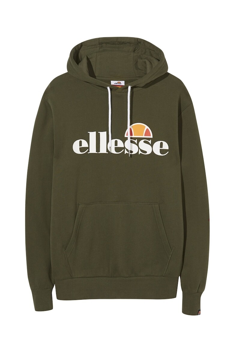 

Толстовка Gottero с логотипом и карманом-кенгуру Ellesse, зеленый