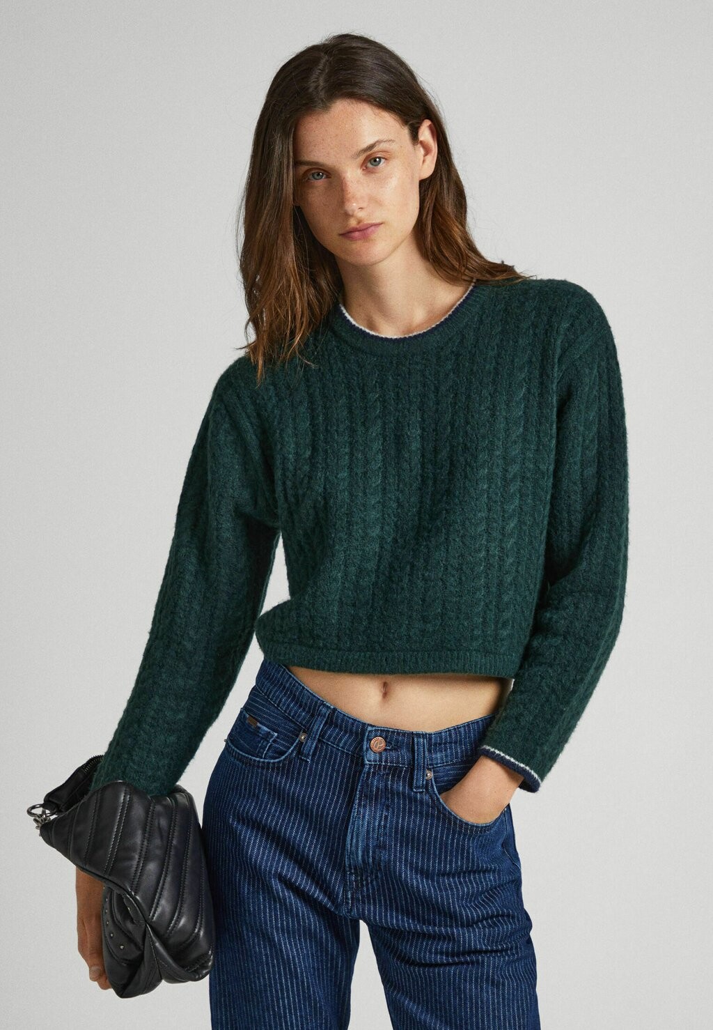

Свитер ЭЛНОРА Pepe Jeans, зеленый
