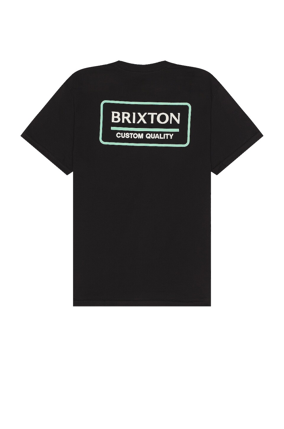 

Футболка Brixton Palmer Proper T-shirt, цвет Black, Jade, & Off White