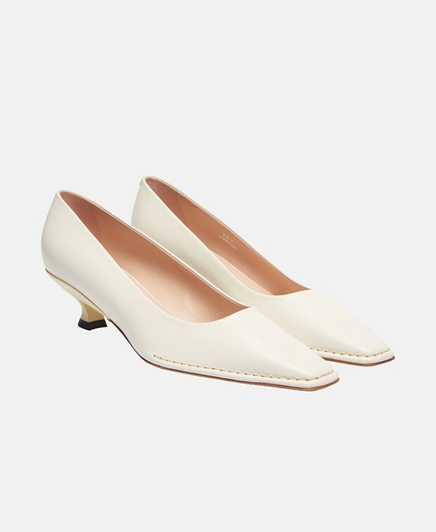 

Туфли-лодочки с пяткой на пятке Tod's, белый