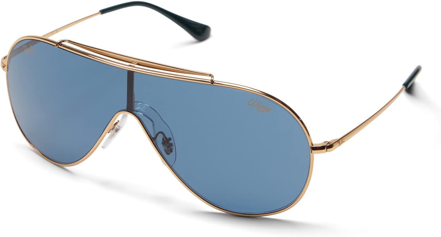 Солнцезащитные очки 0RB3597 Wings Ray-Ban, цвет Legend Gold/Dark Blue