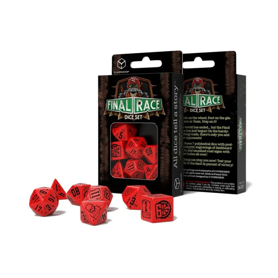 

Финальная гонка — Рев двигателя (7), Licensed Standard Dice