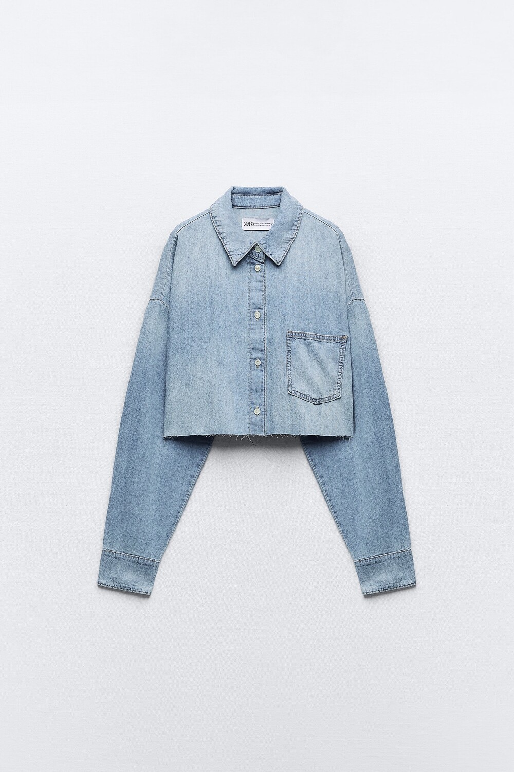 

Короткие джинсы trf Zara, синий