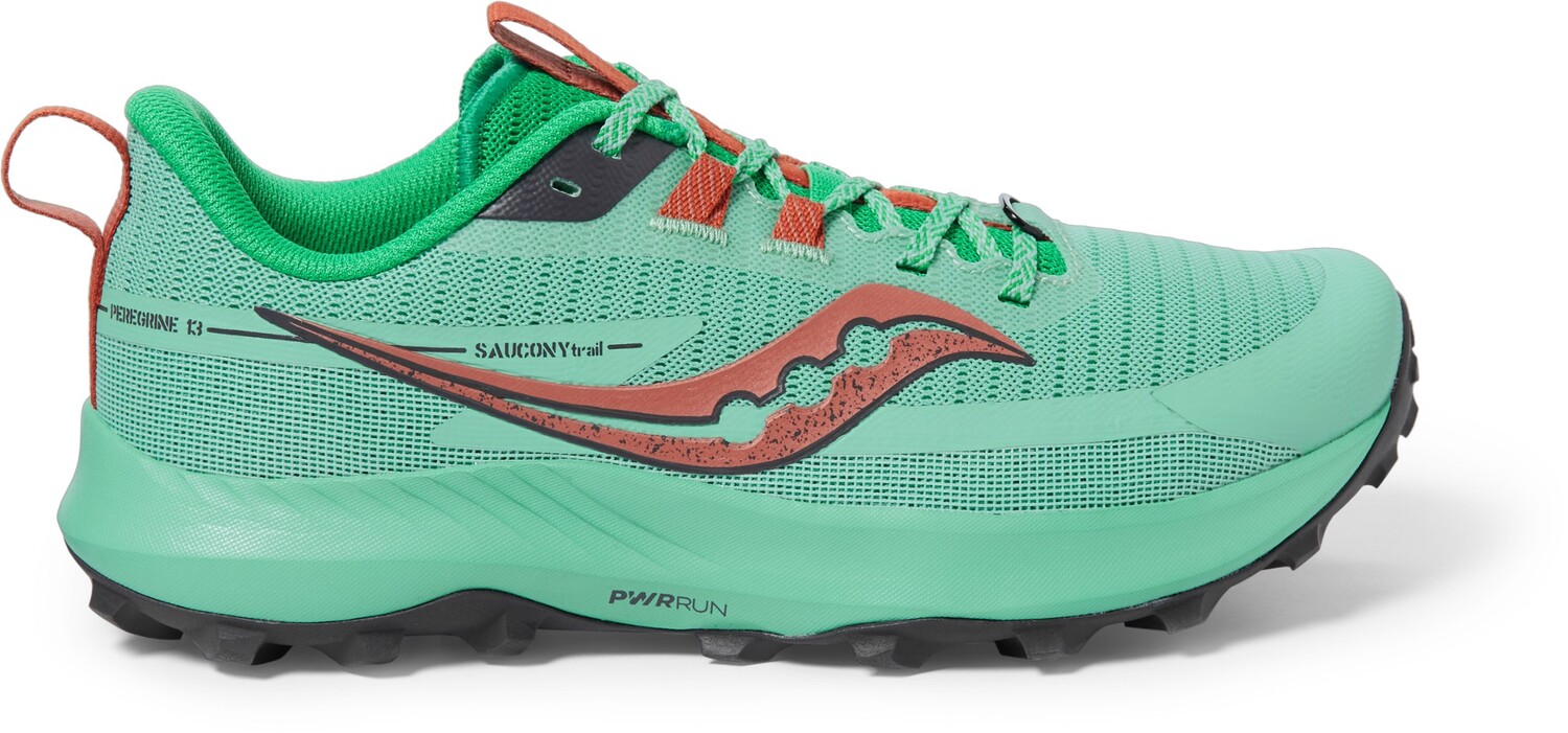 

Кроссовки для бега по пересеченной местности Peregrine 13 — женские Saucony, зеленый