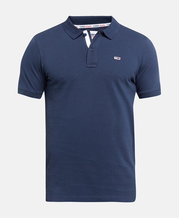 

Рубашка поло Tommy Jeans, темно-синий