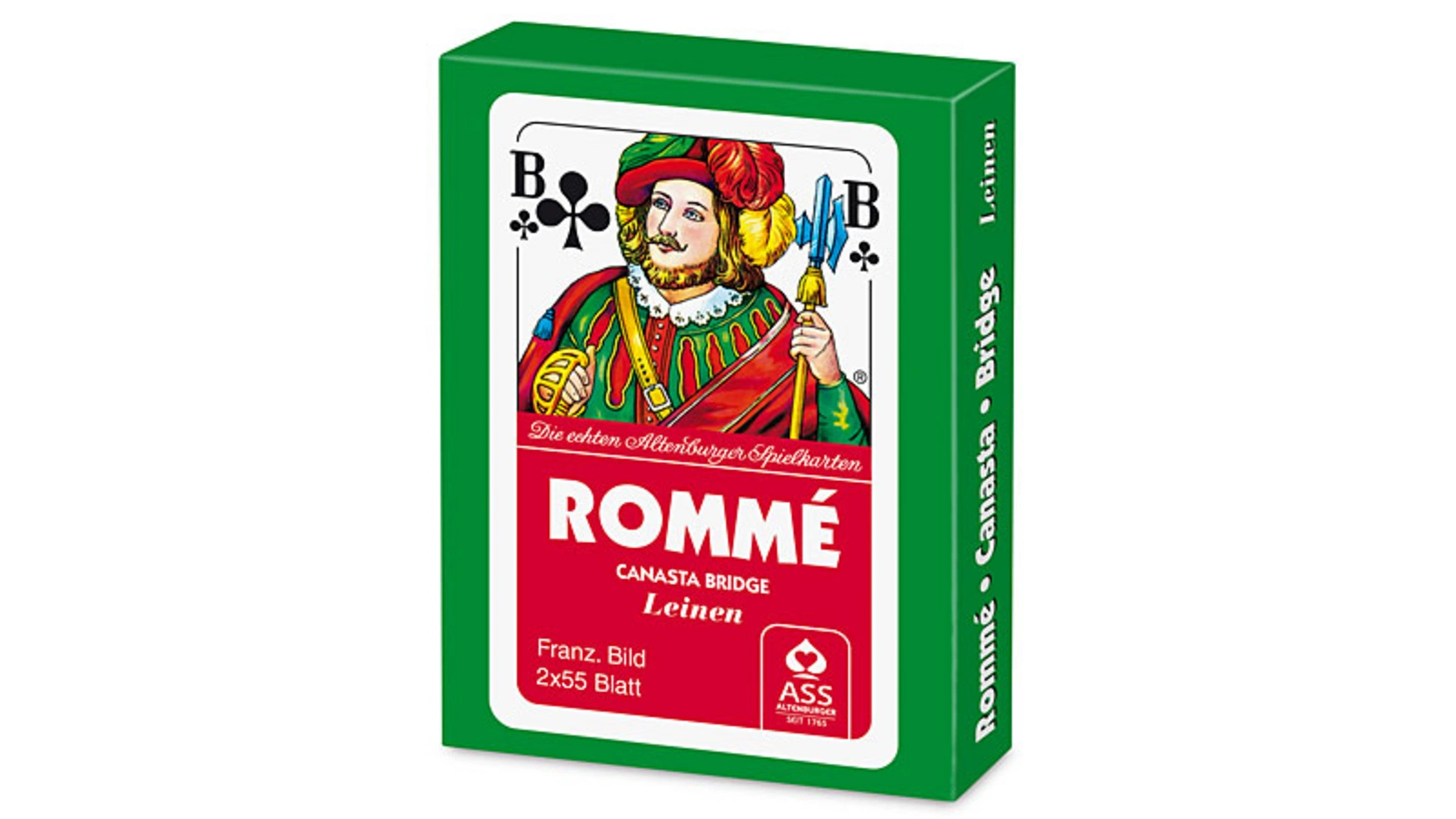 Ass Altenburger Рамми с льняным тиснением самые популярные карточные игры