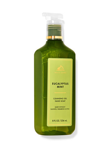 аромат для хаммама пар ecology свежая мята 4 л Очищающее гелевое мыло для рук Eucalyptus Mint, 8 fl oz / 236 mL, Bath and Body Works
