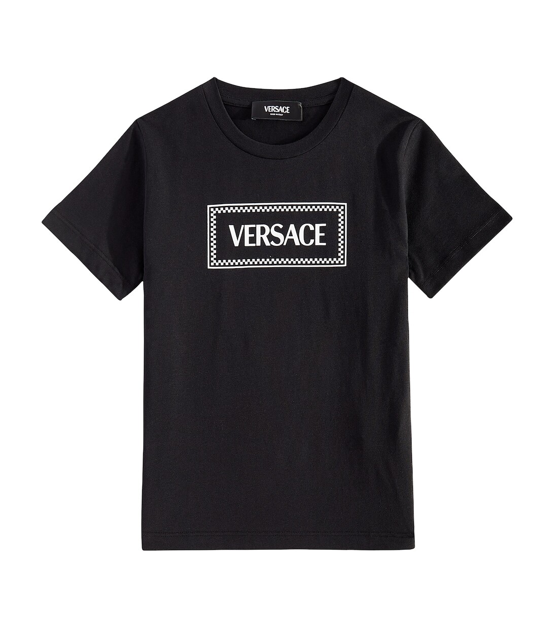 

Футболка из хлопкового джерси с логотипом 90s Vintage Versace, черный