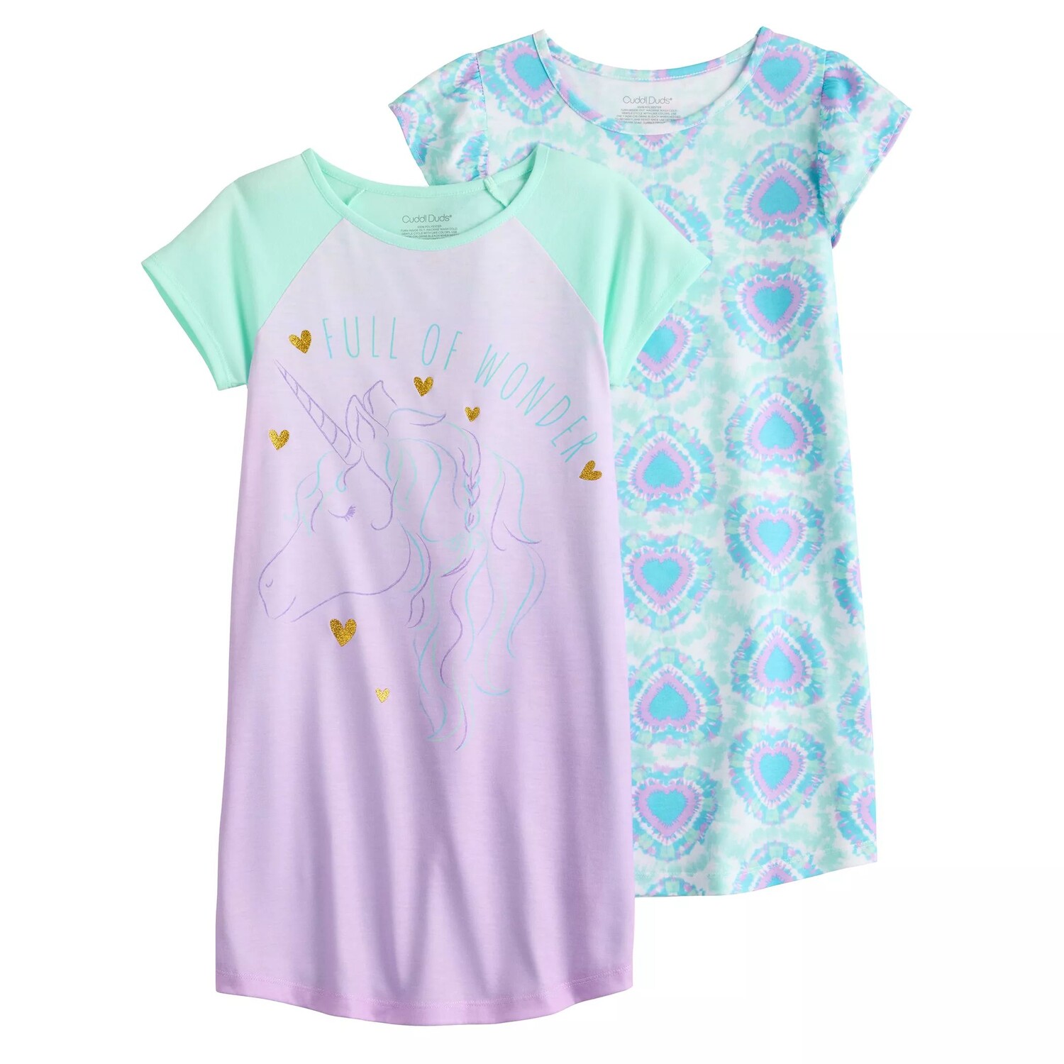

Комплект из 2 ночных рубашек Cuddl Duds для девочек 4–12 лет Cuddl Duds