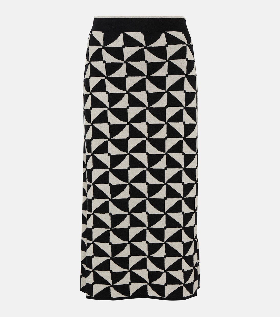 

Юбка миди Enza из шерсти с завышенной талией 'S MAX MARA, серый