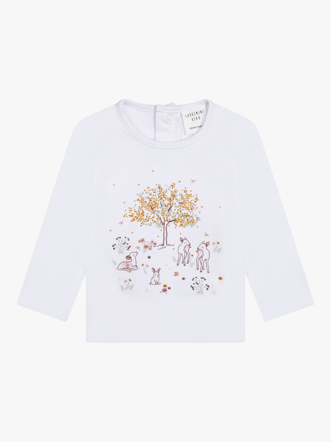 

Трикотажный топ Carrément Beau Baby Woodland, белый