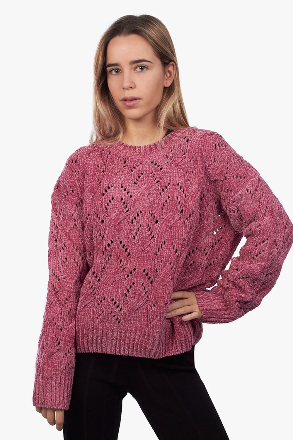 

Свитер - Розовый - Классический крой Pepe Jeans