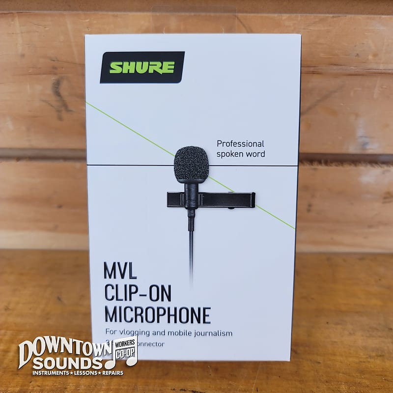 Конденсаторный петличный микрофон Shure MOTIV MVL Omnidirectional USB / Lightning Lavalier Microphone