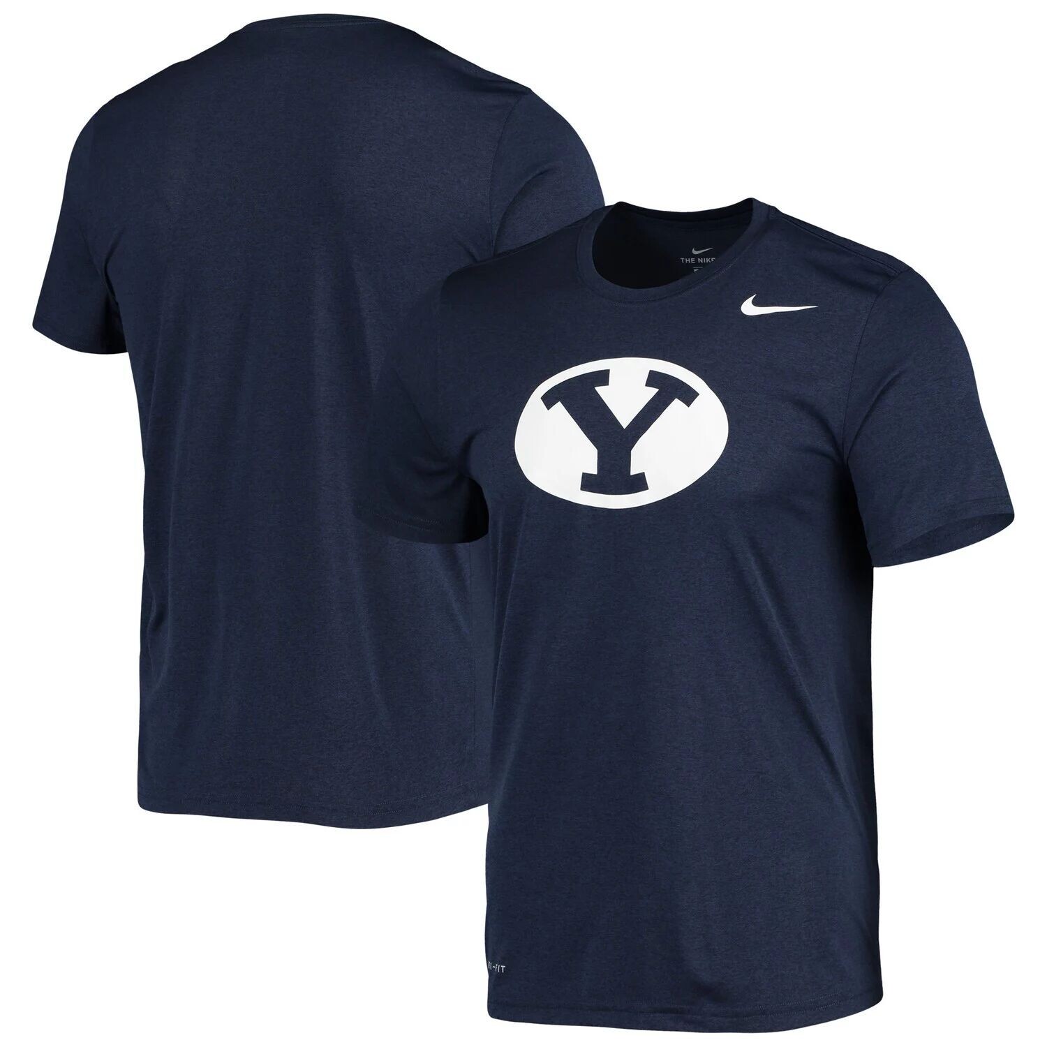 

Мужская темно-синяя футболка с логотипом BYU Cougars School Legend Performance Nike, Синий