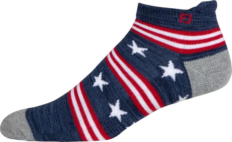 Мужские носки для гольфа Footjoy ProDry Roll Tab Patriotic фото