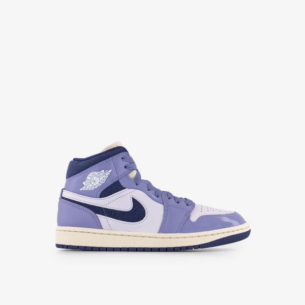 Кожаные кроссовки средней высоты Air Jordan 1 Mid Jordan, фиолетовый