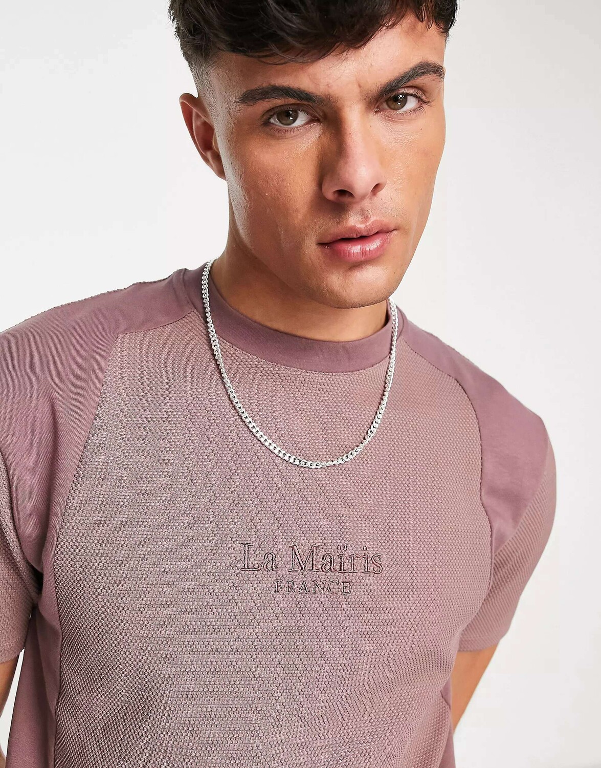 

Фиолетовая футболка с принтом River Island la mairis, Фиолетовый