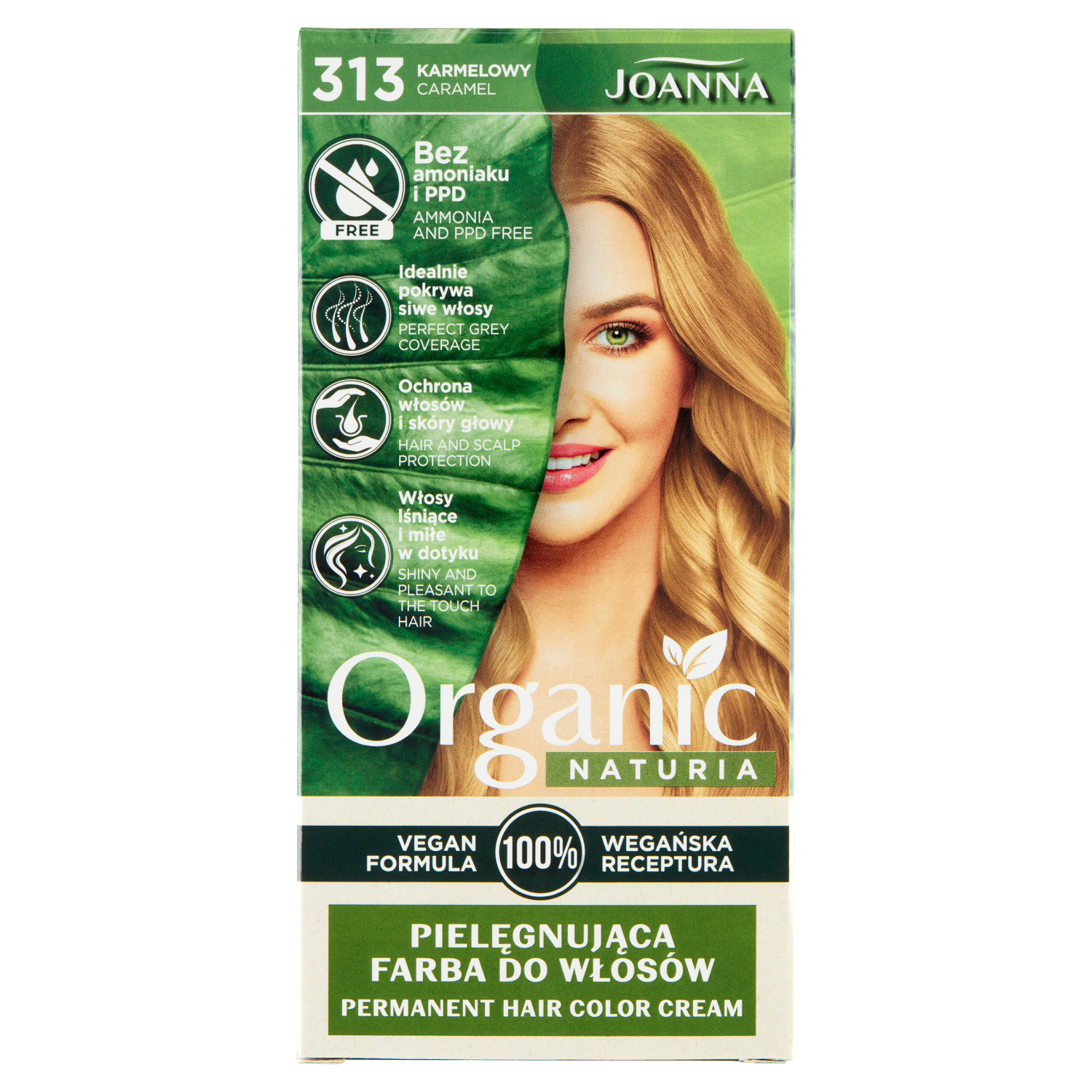 Краска для волос 310 солнечный Joanna Naturia Organic, 1 упаковка цена и фото