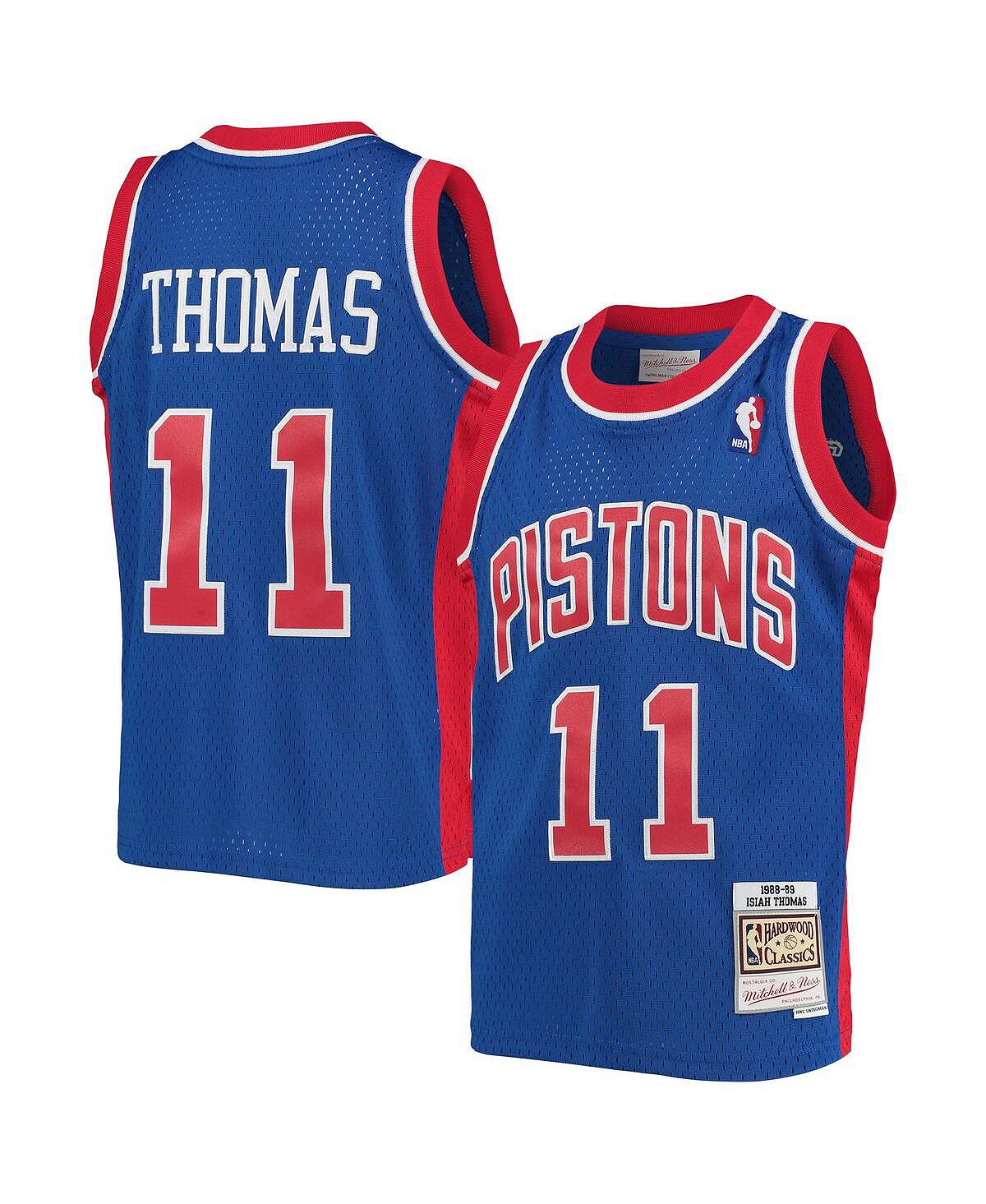 

Джерси Big Boys Isaiah Thomas Blue Detroit Pistons 1988-89 Hardwood Classics Swingman Mitchell & Ness