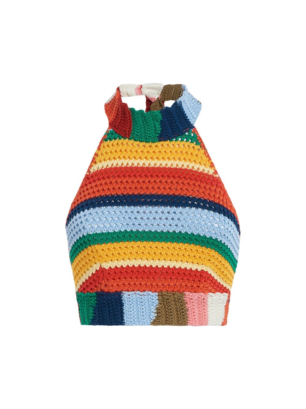 

Marni x No Vacancy Inn Полосатый вязаный топ с бретелью через шею Marni, разноцветный