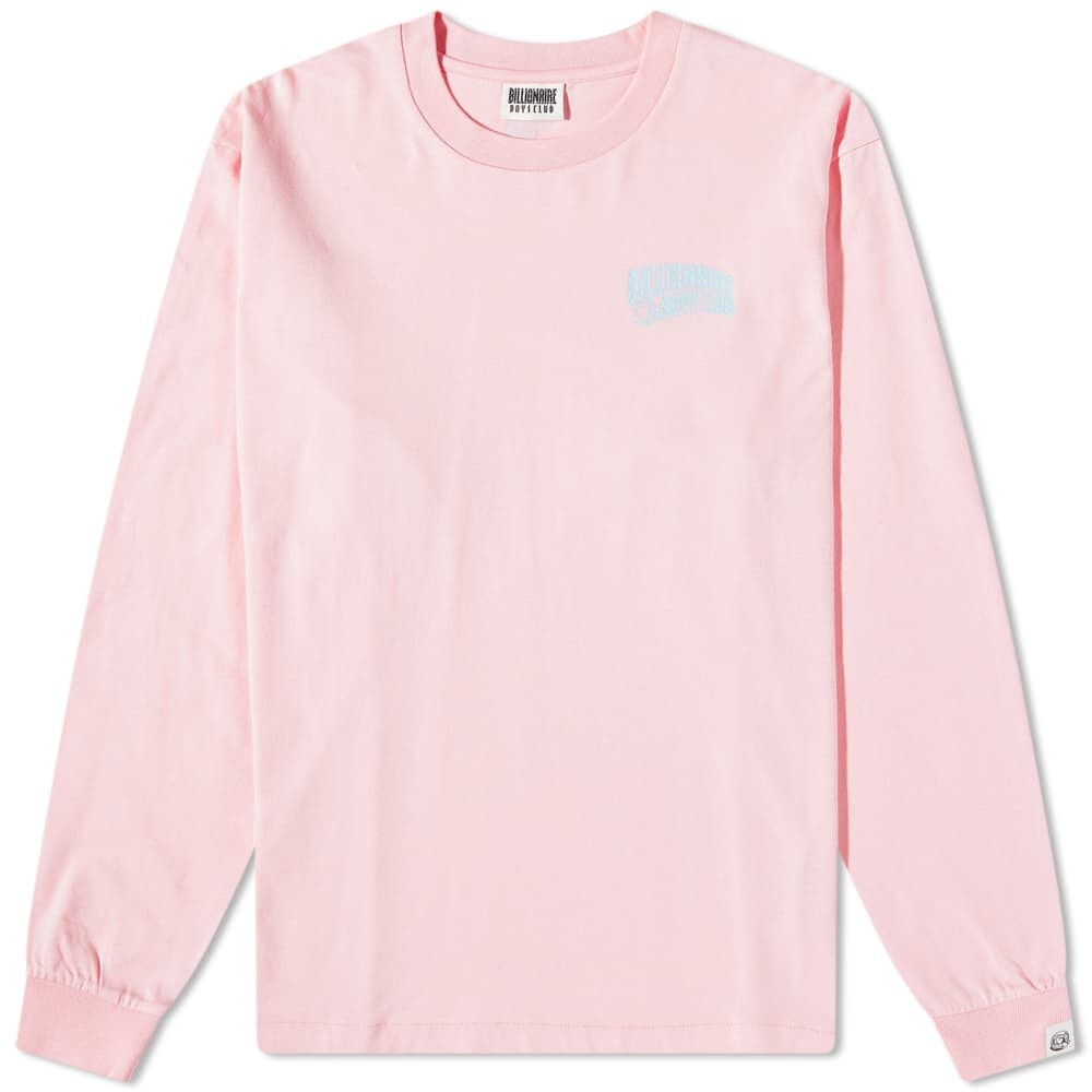 

Футболка с длинным рукавом и маленьким логотипом Billionaire Boys Club, розовый