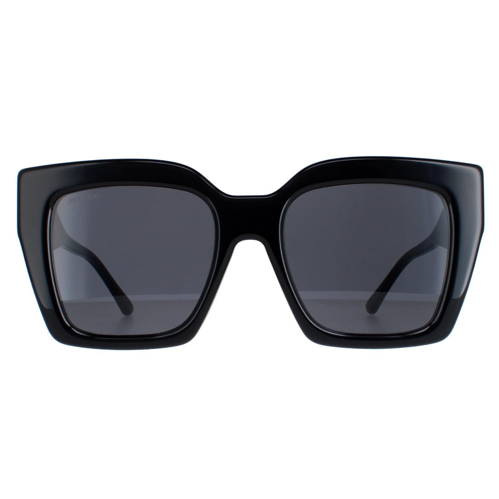Квадратный Черный Серый Eleni/G/S Jimmy Choo, черный солнцезащитные очки женские maxmara mm marilyn g