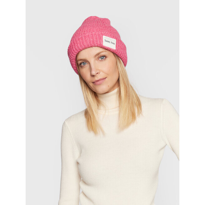 

Шапка Tommy Jeans Elevated, розовый