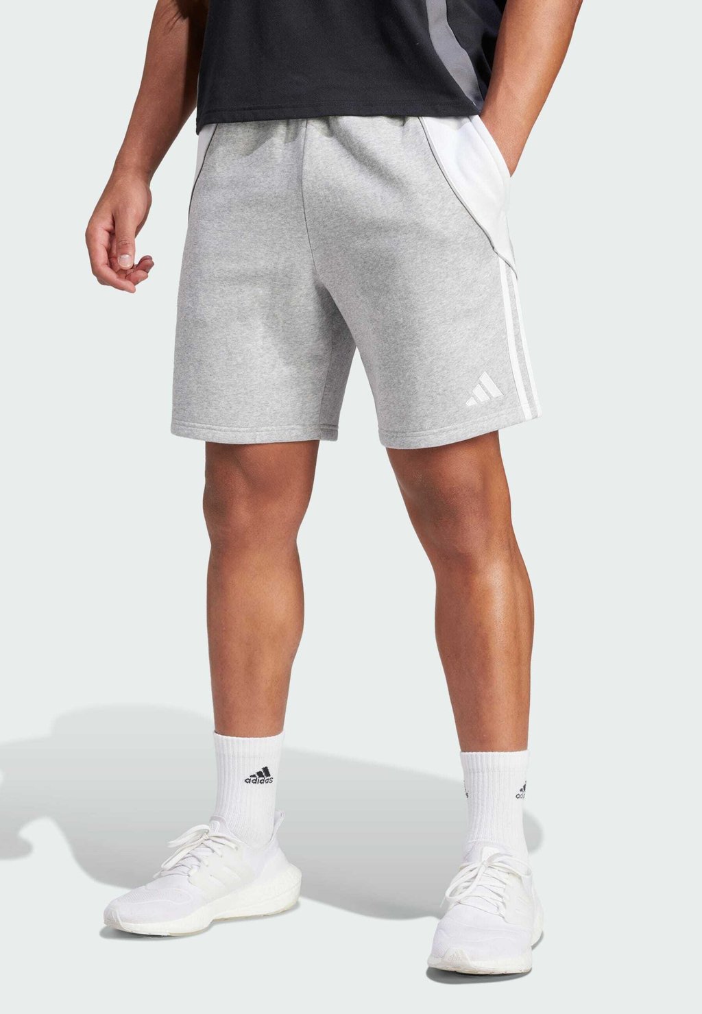 Спортивные шорты Tiro24 Adidas, цвет medium grey heather white
