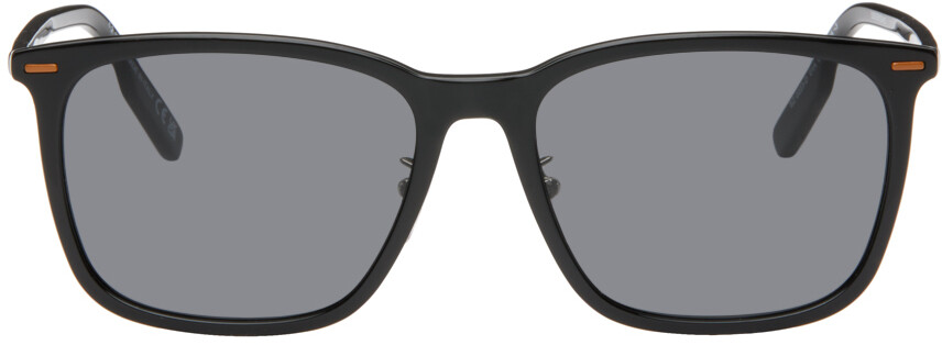 

Черные блестящие солнцезащитные очки Leggerissimo ZEGNA