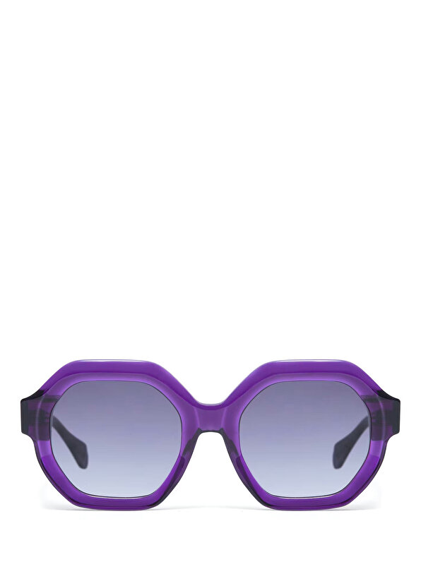 6874 janet 9 фиолетовые женские солнцезащитные очки с геометрическим рисунком Gigi Studios