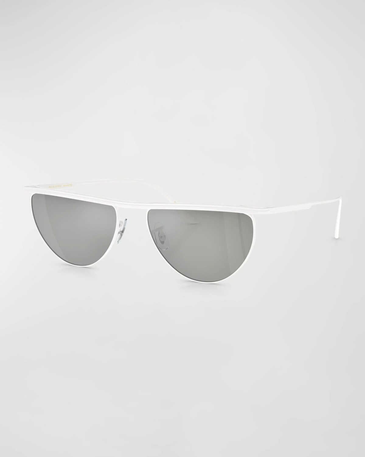 

Солнцезащитные очки в изящной металлической оправе Windsor KHAITE x Oliver Peoples, цвет Silver Mirror