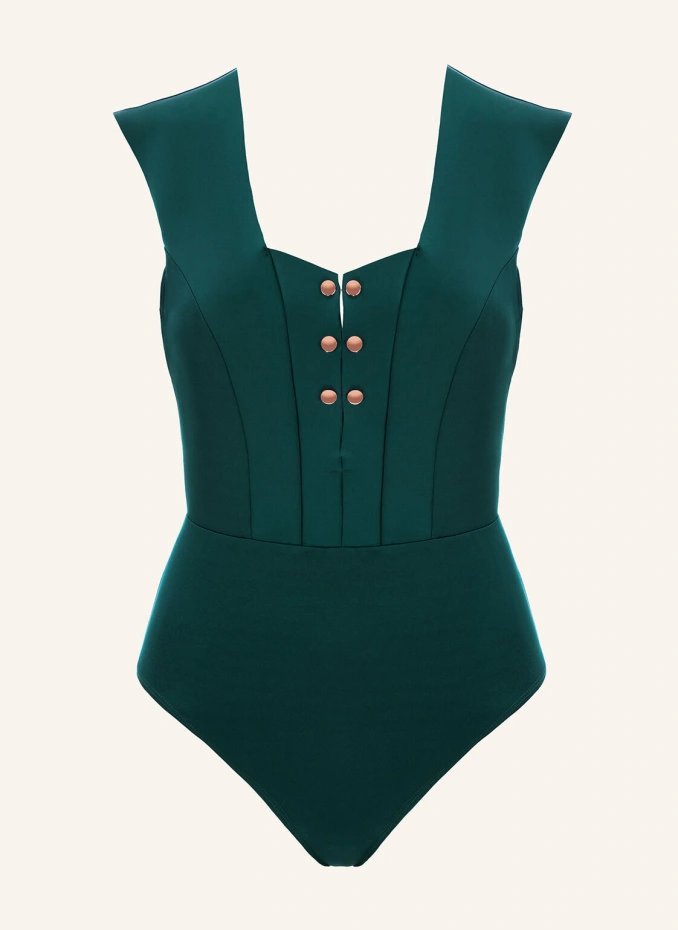 

Купальник с высоким воротником high fashion one piece Marc & André, зеленый